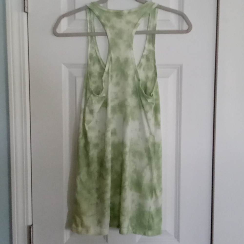 Tultex Light Green Tie-Dye Tank Top - Picture 3 of 5